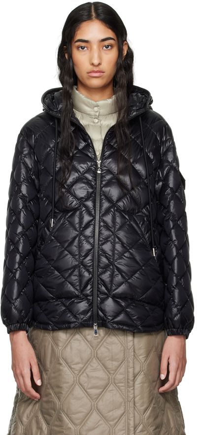 Moncler Moncler Black Hooded Down Jacket