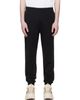 Moncler Moncler Black Logo Cotton Fleece Track Pants - 1