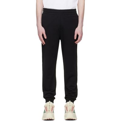 Moncler Moncler Black Logo Cotton Fleece Track Pants