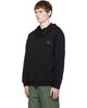 Moncler Moncler Black Logo Cotton Fleece Zip-Up Hoodie - 4
