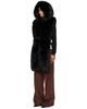Moncler Moncler Black Long Hair Fabric Scarf - 4