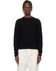 Moncler Moncler Black Matt Crewneck Sweater - 1