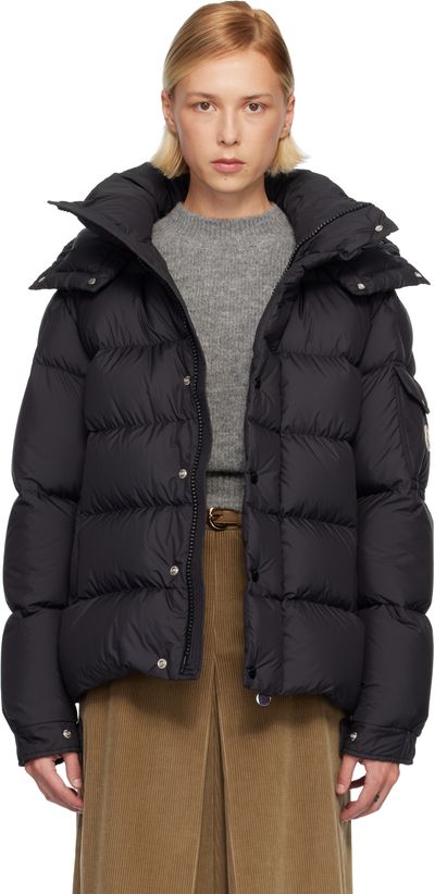 Moncler Moncler Black Maya 70 Hooded Short Down Jacket