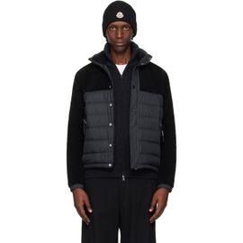 Moncler Moncler Black Mistral Teddy Short Down Jacket