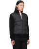 Moncler Moncler Black Padded Wool Zip-Up Down Cardigan - 2
