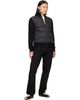 Moncler Moncler Black Padded Wool Zip-Up Down Cardigan - 4