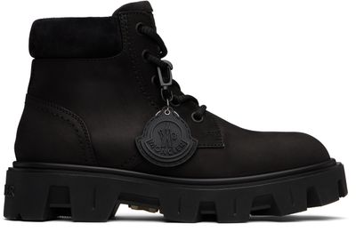 Moncler Moncler Black Peak City Ankle Boots