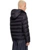 Moncler Moncler Black Ravenlock Hooded Short Down Jacket - 3