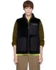 Moncler Moncler Black Reversible Fleece Down Vest - 1