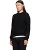 Moncler Moncler Black Textured Cashmere & Wool Sweater - 4
