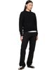 Moncler Moncler Black Textured Cashmere & Wool Sweater - 5