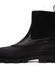 Moncler Moncler Black Vera Edge Leather Ankle Boots - 3