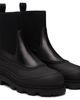 Moncler Moncler Black Vera Edge Leather Ankle Boots - 4