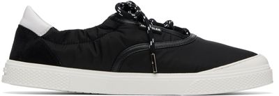 Moncler Moncler Black Vera Leisure Nylon Sneakers