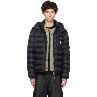 Moncler Moncler Black Verith Hooded Short Down Jacket