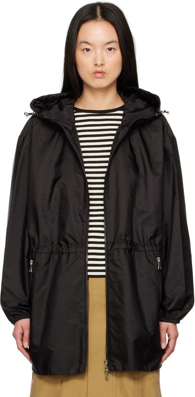 Moncler Moncler Black Wete Hooded Jacket