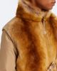 Moncler Moncler Blaireau shearling-trimmed down jacket - 3