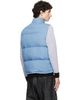 Moncler Moncler Blue Ervional Denim Down Vest - 3