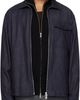 Moncler Moncler Blue Long Sleeve Zip-Up Denim Jacket - 1