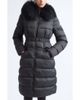 Moncler Moncler Boedic Water Repellent Long Down Puffer Coat with Genuine Shearling Trim - 1