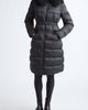 Moncler Moncler Boedic Water Repellent Long Down Puffer Coat with Genuine Shearling Trim - 2