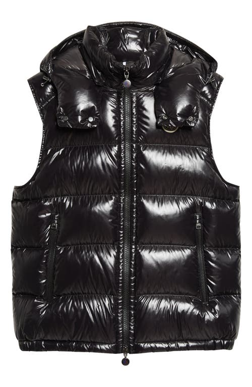 Moncler Moncler Bormes Down Puffer Vest with Removable Hood