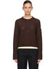 Moncler Moncler Brown Alpaca Blend Sweater - 1