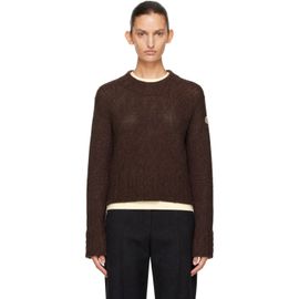 Moncler Moncler Brown Alpaca Blend Sweater