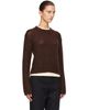 Moncler Moncler Brown Alpaca Blend Sweater - 2