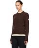 Moncler Moncler Brown Alpaca Blend Sweater - 4