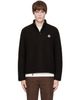 Moncler Moncler Brown Half-Button Wool Sweater - 1