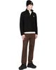 Moncler Moncler Brown Half-Button Wool Sweater - 4