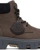 Moncler Moncler Brown Peak City Nubuck & Suede Lace-Up Boots - 1