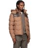 Moncler Moncler Brown Ravelis Hooded Zig-Zag Down Jacket - 2