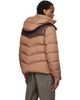 Moncler Moncler Brown Ravelis Hooded Zig-Zag Down Jacket - 3