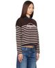 Moncler Moncler Brown Striped Wool Sweater - 2