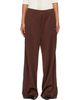 Moncler Moncler Brown Techno Poly Zip Up Trousers - 1