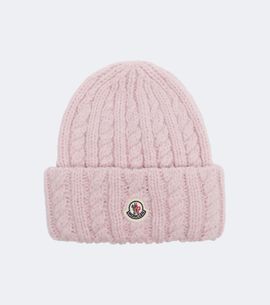 Moncler Moncler Cable-knit alpaca and wool-blend beanie