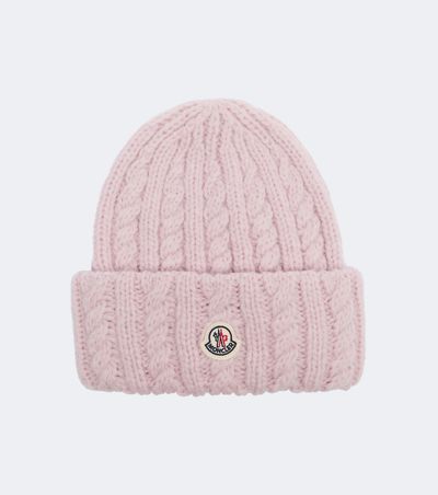 Moncler Moncler Cable-knit alpaca and wool-blend beanie