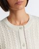 Moncler Moncler Cable-knit checked wool and cashmere cardigan - 3