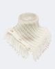 Moncler Moncler Cable-knit fringed alpaca and wool-blend scarf - 1