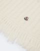 Moncler Moncler Cable-knit fringed alpaca and wool-blend scarf - 3