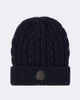 Moncler Moncler Cable-knit virgin wool beanie - 1
