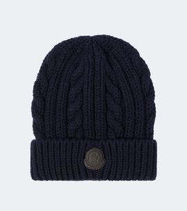 Moncler Moncler Cable-knit virgin wool beanie