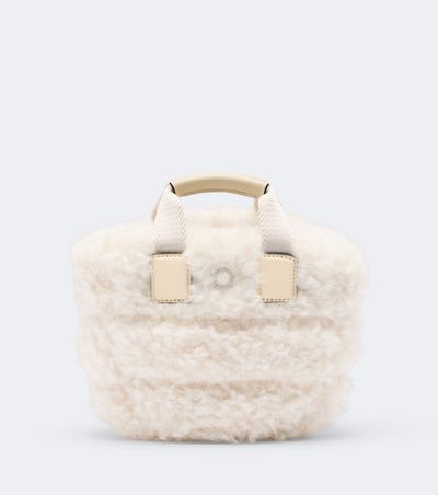 Moncler Moncler Caradoc Mini teddy top-handle bag
