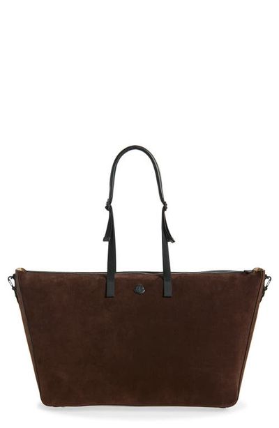 Moncler Moncler Carlo Suede Duffle Bag