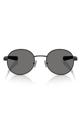 Moncler Moncler Centro 50mm Polarized Oval Sunglasses