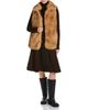 Moncler Moncler Chalereux Faux-Fur Vest & Quilted Down Coat - 3