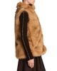 Moncler Moncler Chalereux Faux-Fur Vest & Quilted Down Coat - 6
