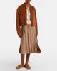 Moncler Moncler Checked pleated midi skirt - 2